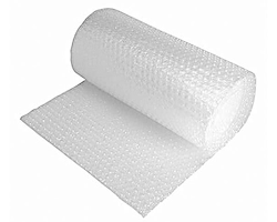 Clear bubble roll