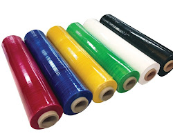 Coloured stretch film